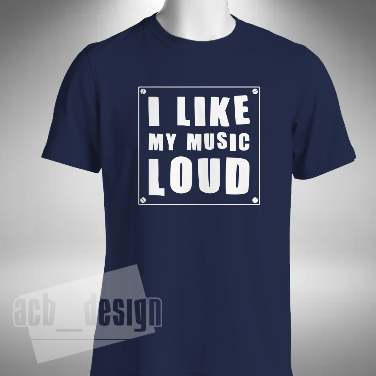 I Like My Music Loud T-Shirt Music Lover Clubber Dance Nightclub Small to 5XL