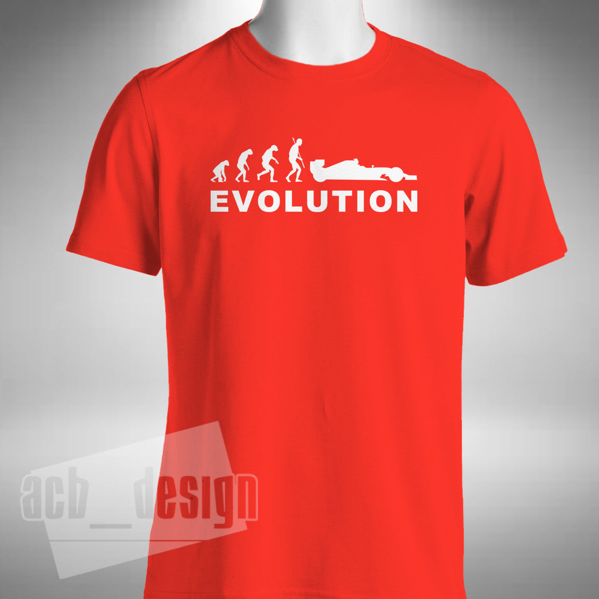 Formula 1 Evolution T-Shirt Funny Motor Car Racing Hamilton Vettel Small to 5XL