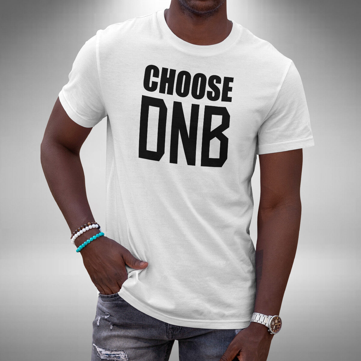 Choose DNB T-Shirt - Funny Junglist DNB Massive Old Skool