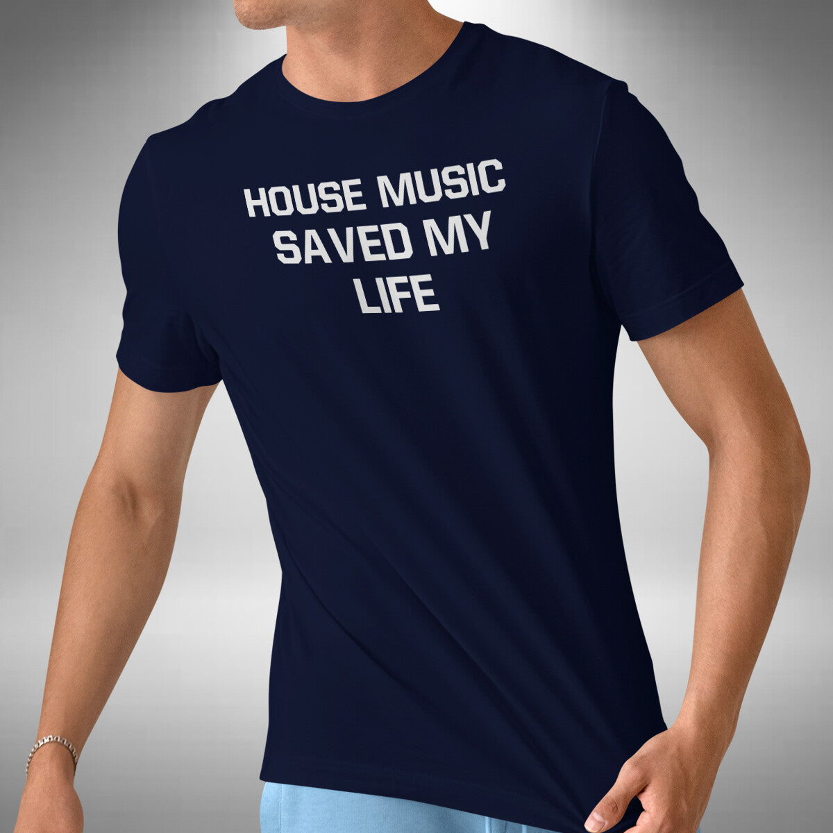 House Music Saved My Life T-Shirt Dj Clubbing Dance Music Lover Small to 5XL