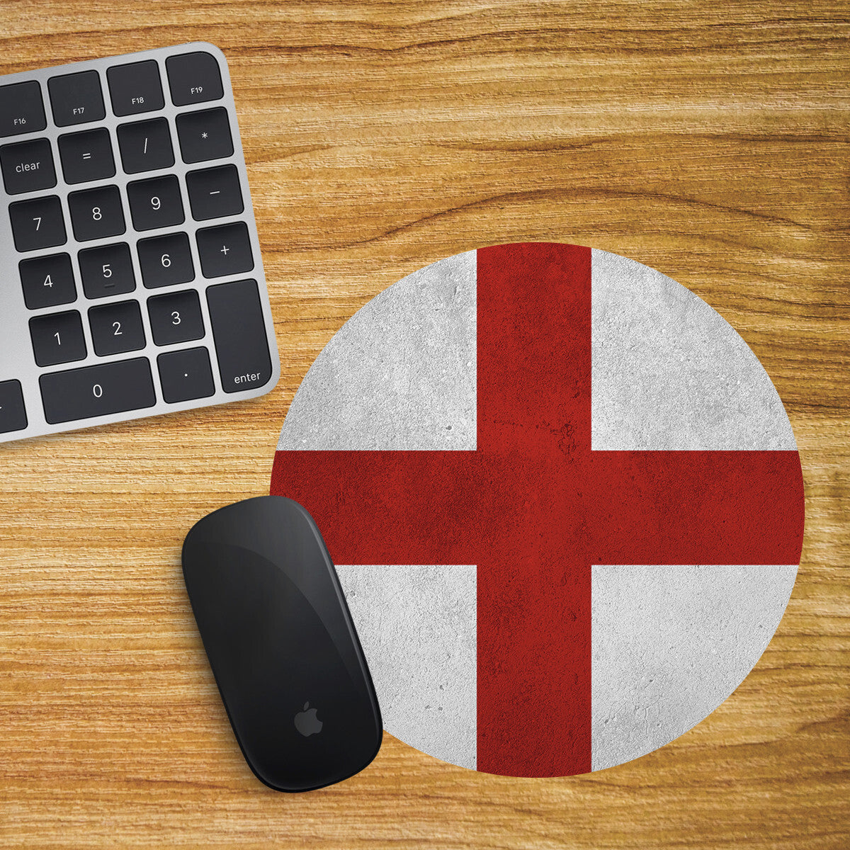 St George's Round Mouse Mat / Pad England Flag
