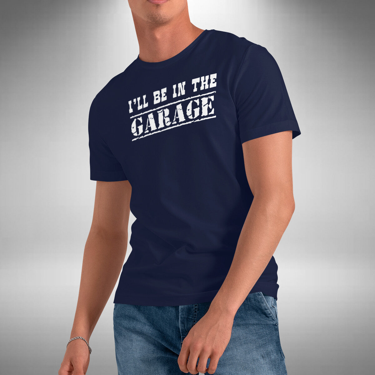 I'll Be In The Garage T-Shirt Funny Mechanic Fathers Day Xmas Gift Small to 5XL