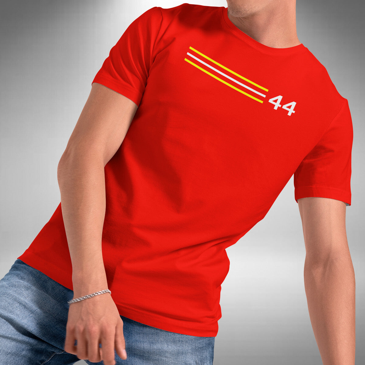 Lewis Hamilton T-Shirt Small to 5XL Number 44 Formula 1 Lines Small to 5XL