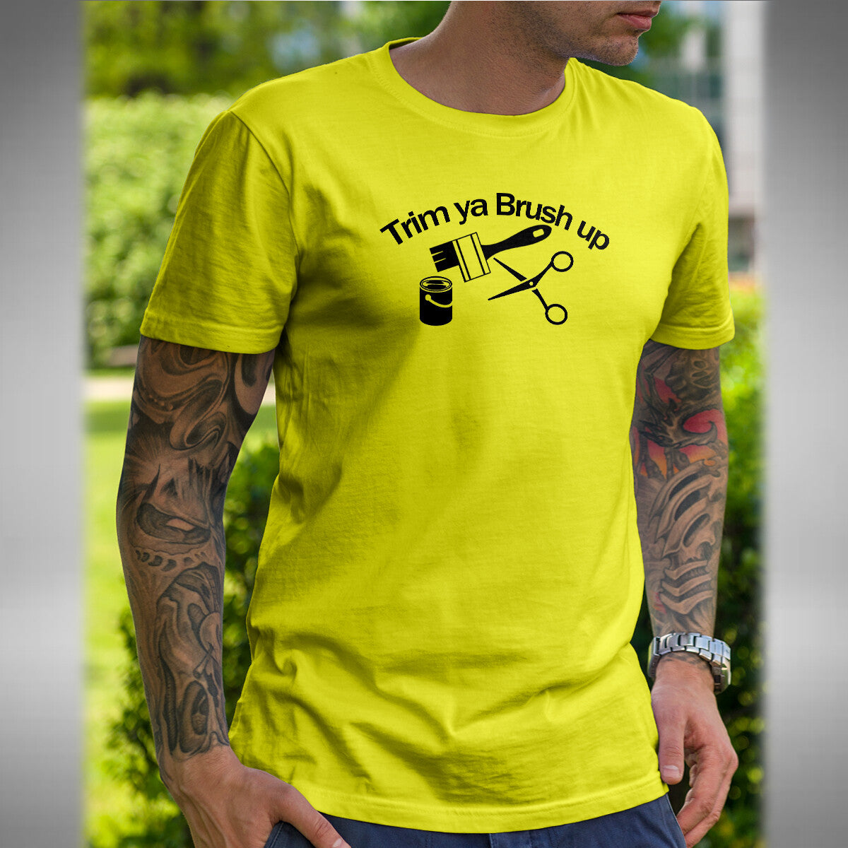 Trim Ya Brush Up T-Shirt - Grandad Only Fools And Horses Inspired Trotters