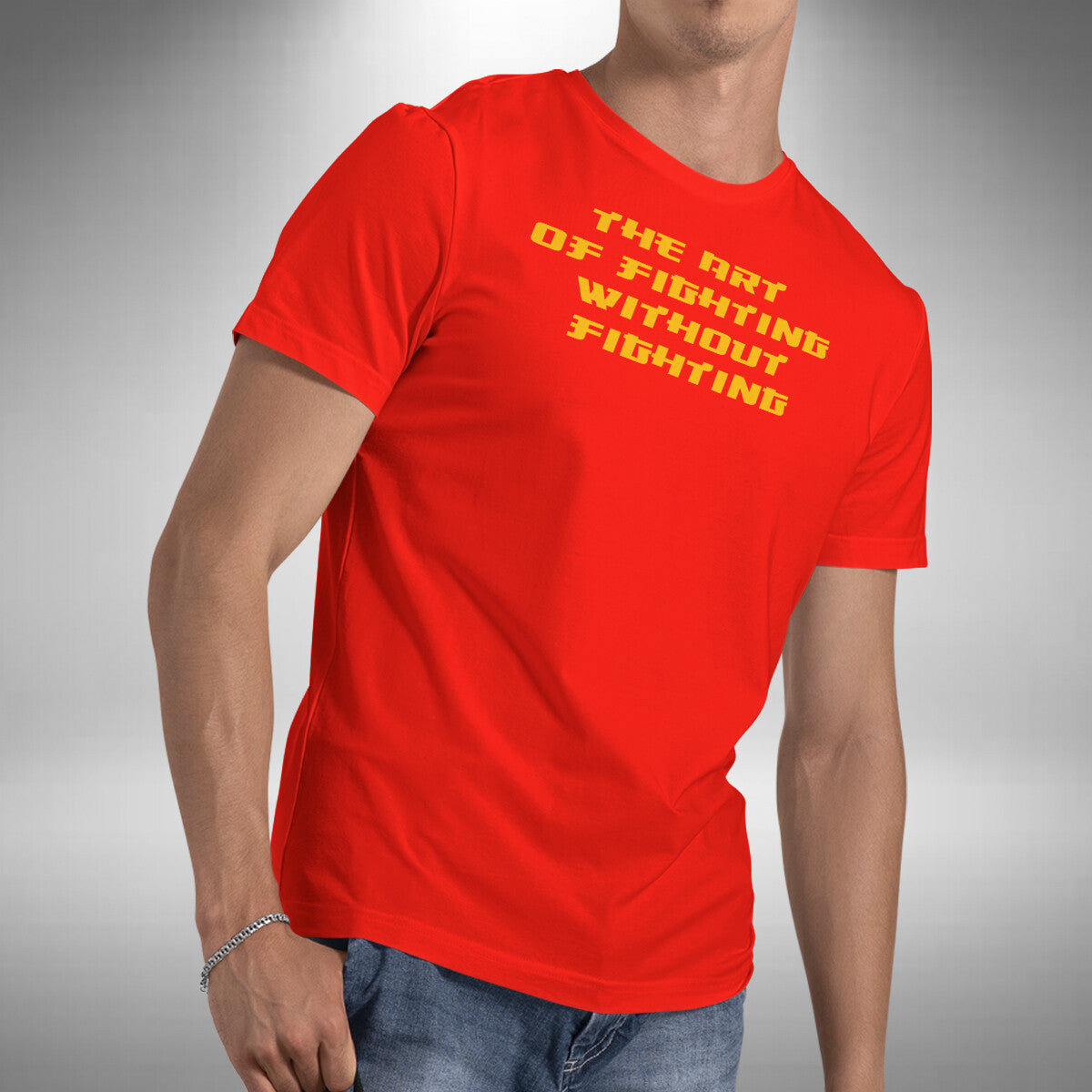 The Art Of Fighting T-Shirt Bruce Lee inspired Enter The Dragon Small to 5XL