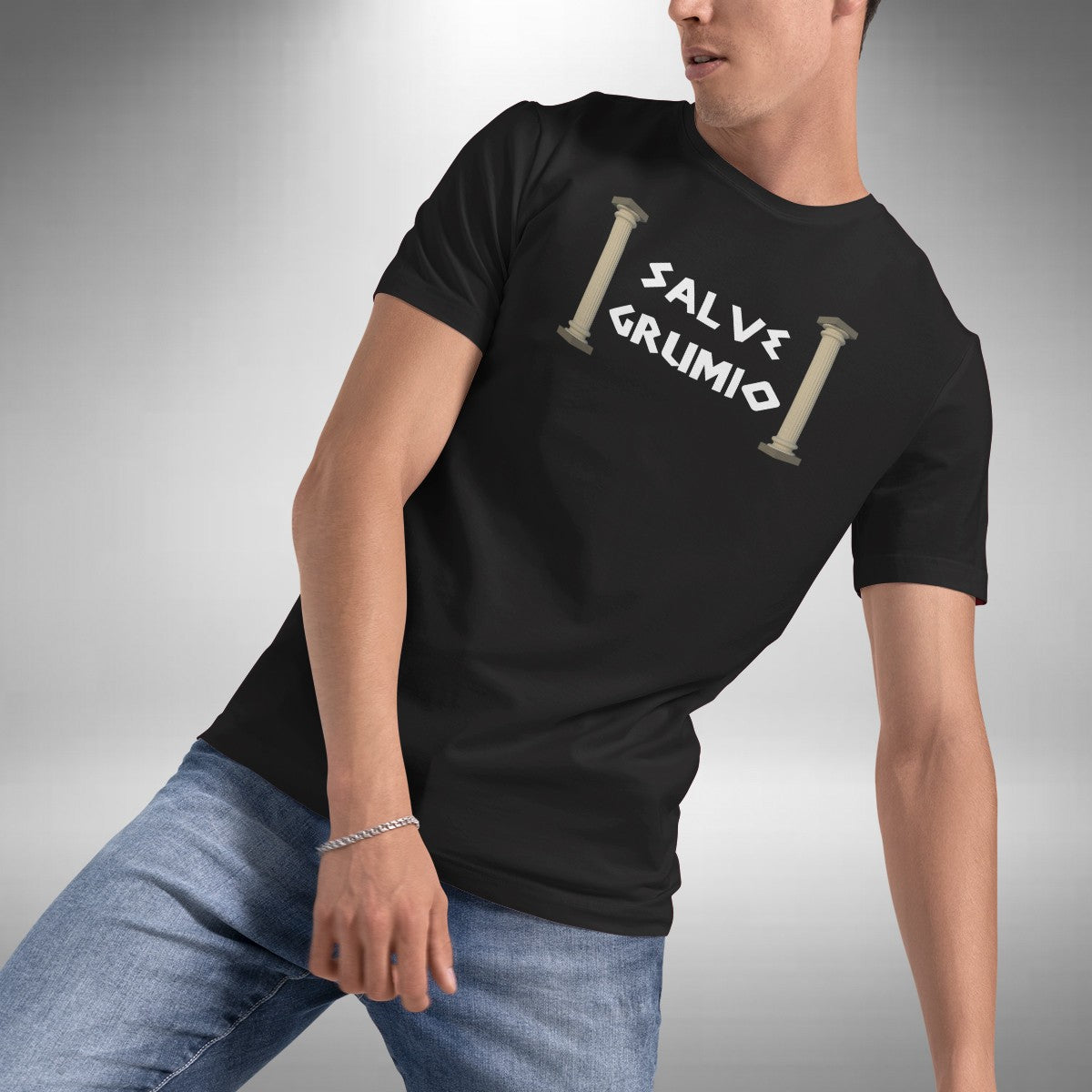 Salve Grumio T-Shirt - Funny Roman Plebs TV Series Inspired