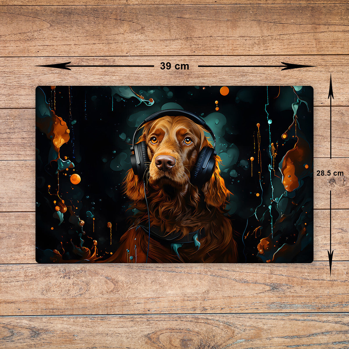 Irish Setter Chopping Board Glass Cutting Board Kitchen Worktop Saver A3 Size