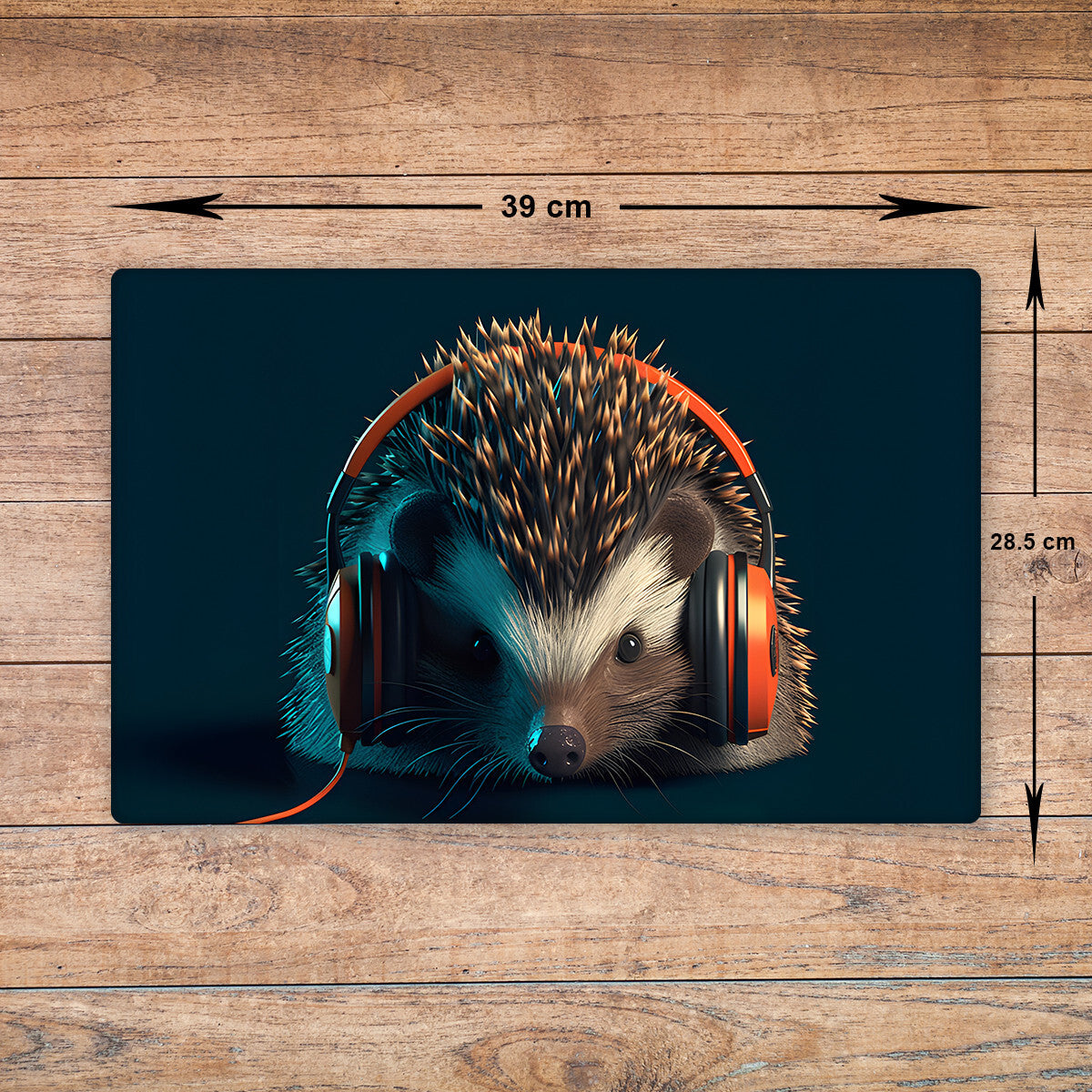 Hedgehog Chopping Board Glass Cutting Board Kitchen Worktop Saver Large A3 Size
