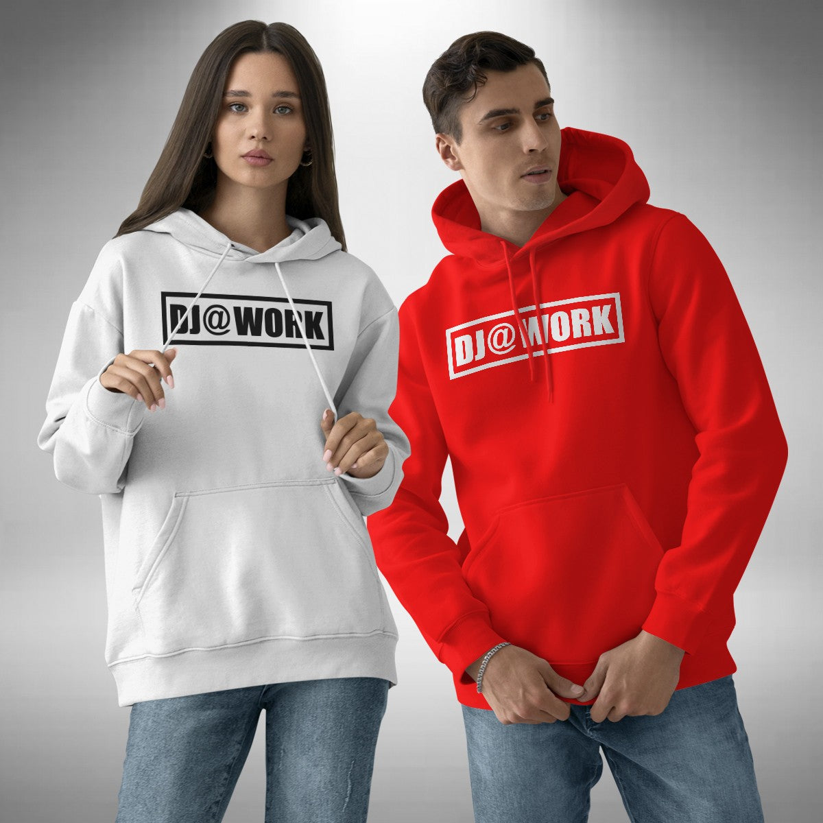 Dj @ Work Adult Hoodie - Rave DJ Ibiza Club House Jungle Drum & Bass