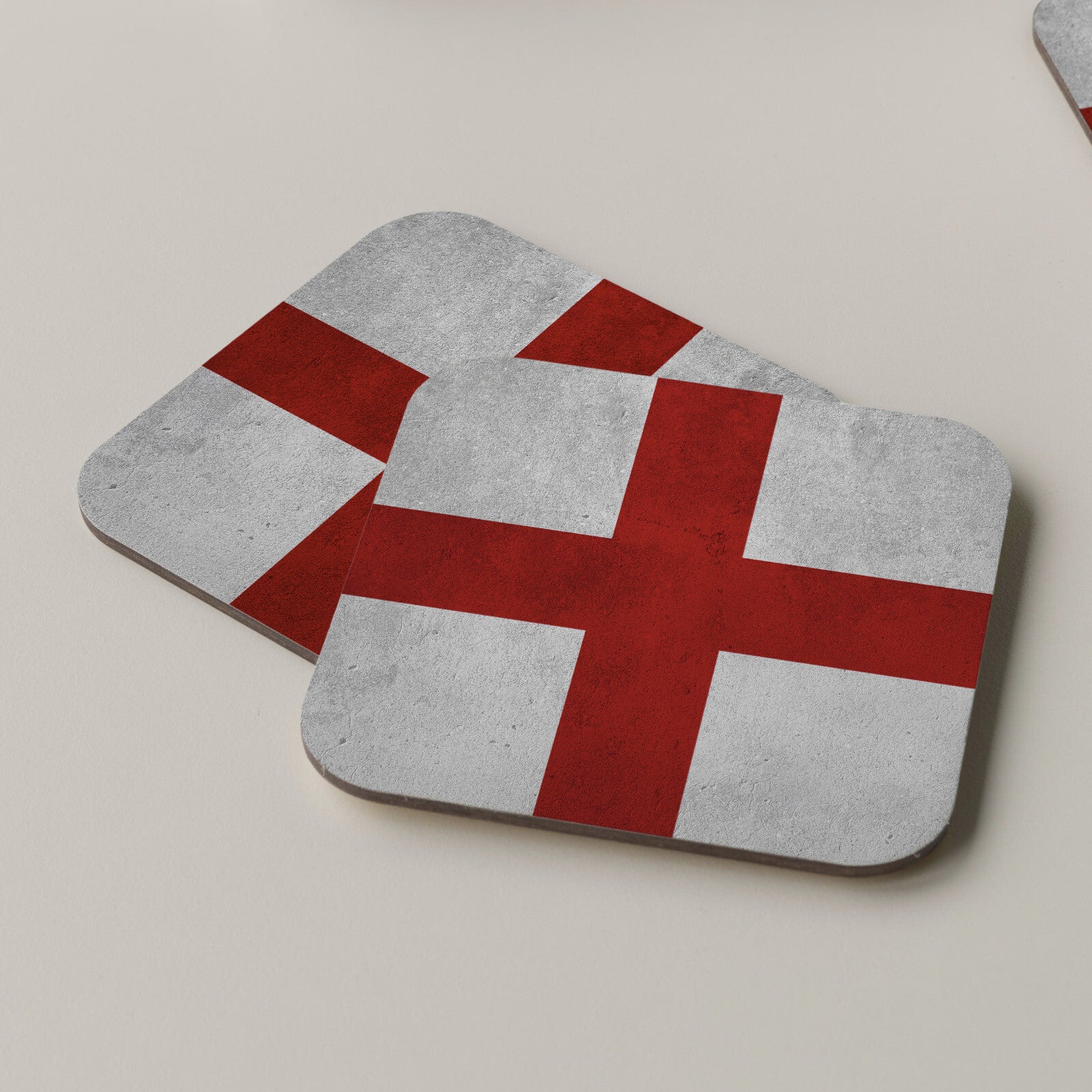St George's Cross Coaster Drinks Mats Tea Coffee Coasters Xmas Gift