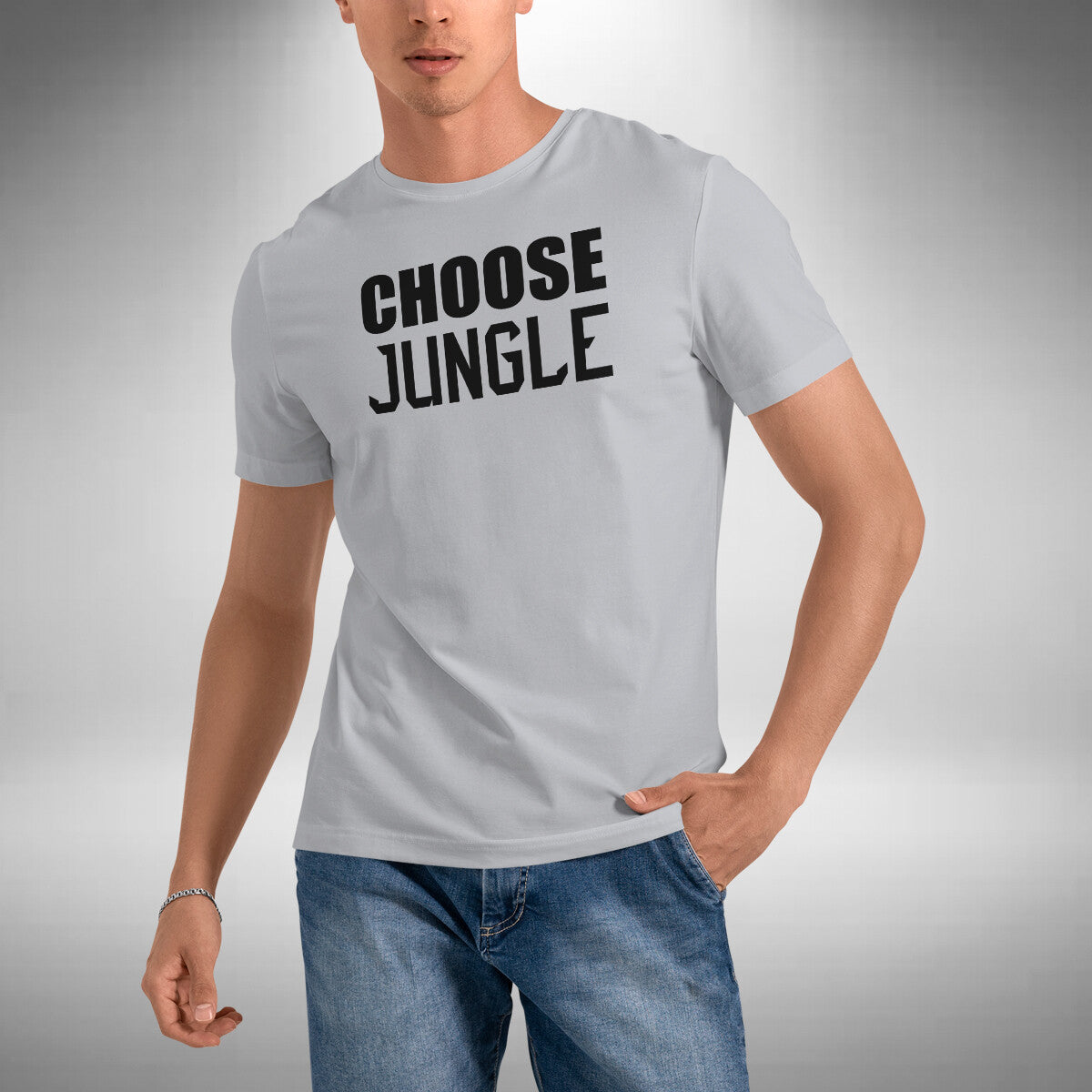 Choose Jungle T-Shirt - Funny Drum & Bass DNB Massive Old Skool