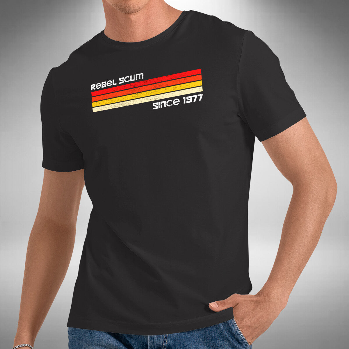 Rebel Scum 1977 T-Shirt - Movie Quote Inspired Classic 70s Movie