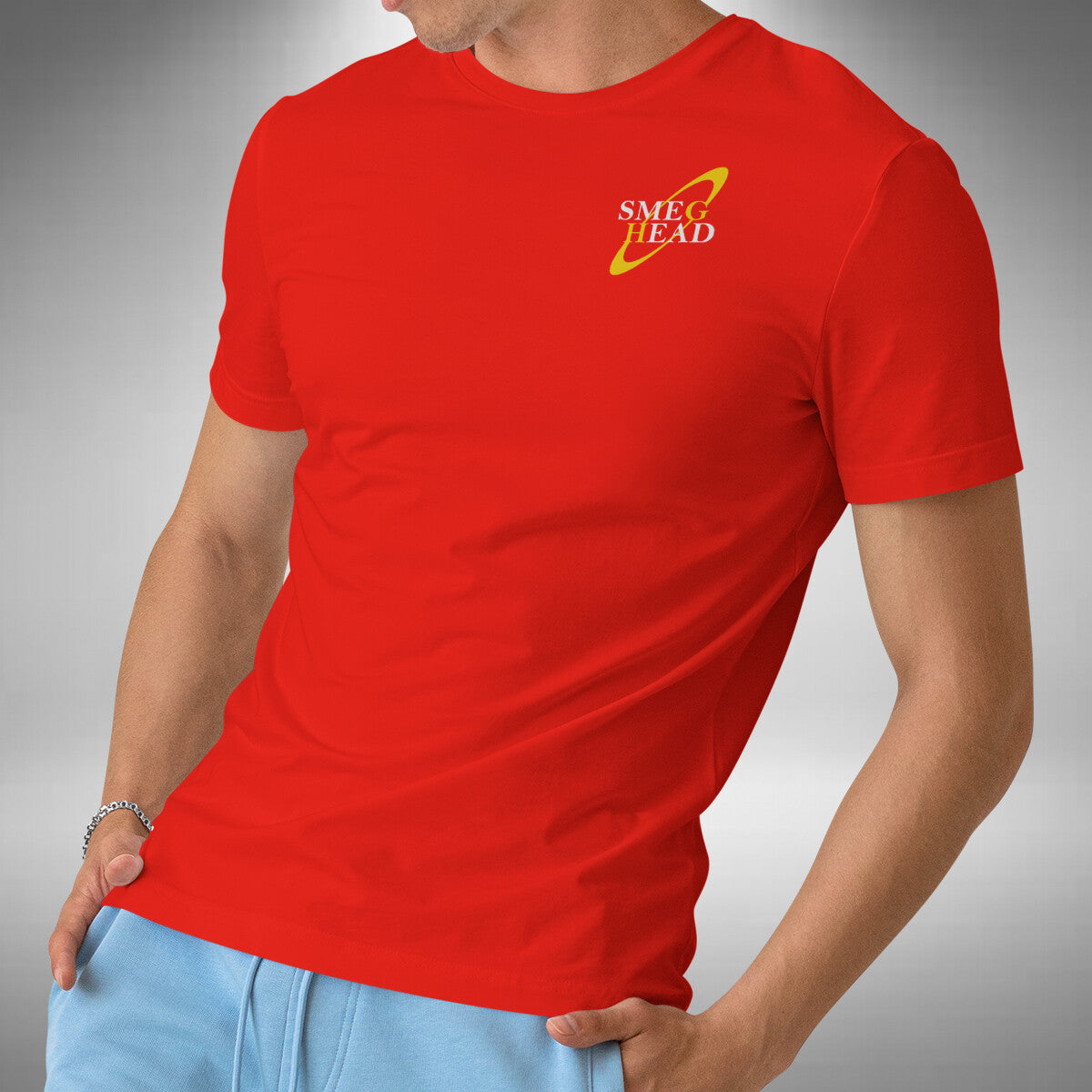 Smeg Head T-Shirt - Funny Red Dwarf Inspired Kryten Lister Cat Rimmer