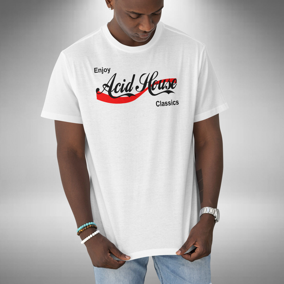 Enjoy Acid House T-Shirt Classics House Dance Music Lover Loves Small to 5XL