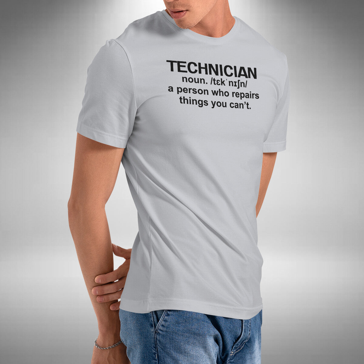 Technician Noun T-Shirt Funny Trade Work Birthday Christmas Gift Small to 5XL