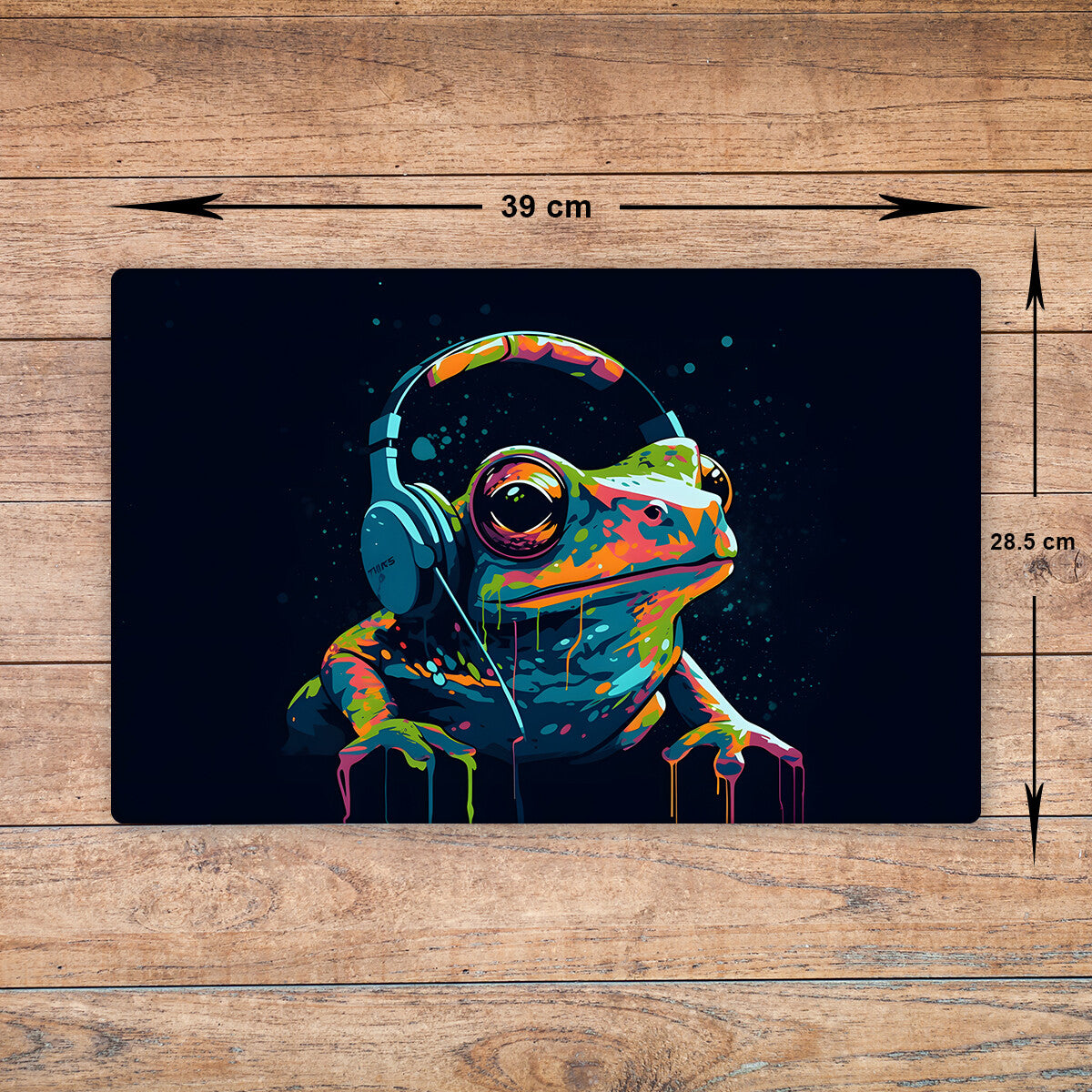 Frog Chopping Board Glass - Cutting Board Kitchen Worktop Saver Large Size A3