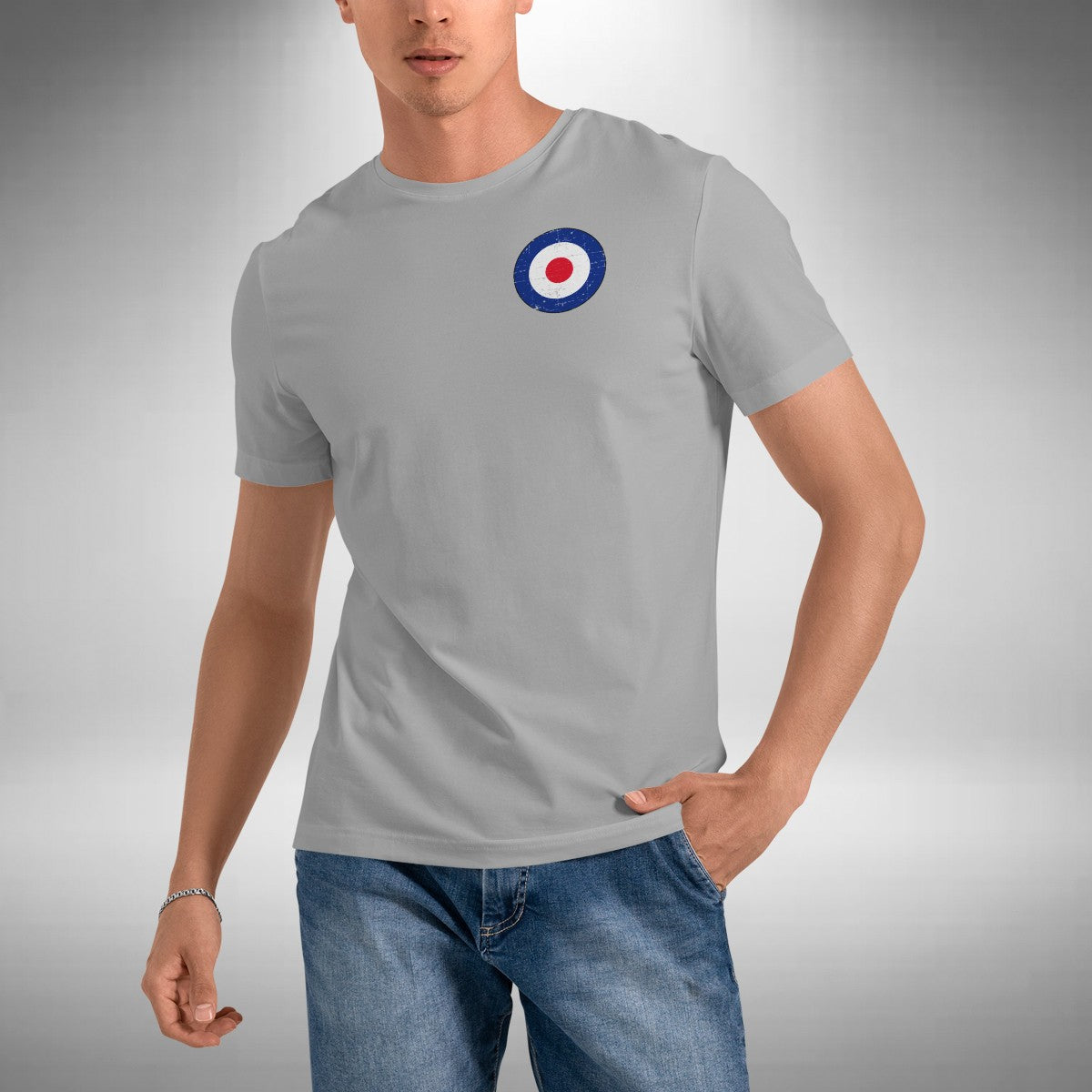 MOD T-Shirt Scooter RAF Target Logo R&B Soul Jazz Music SkA Small to 5XL