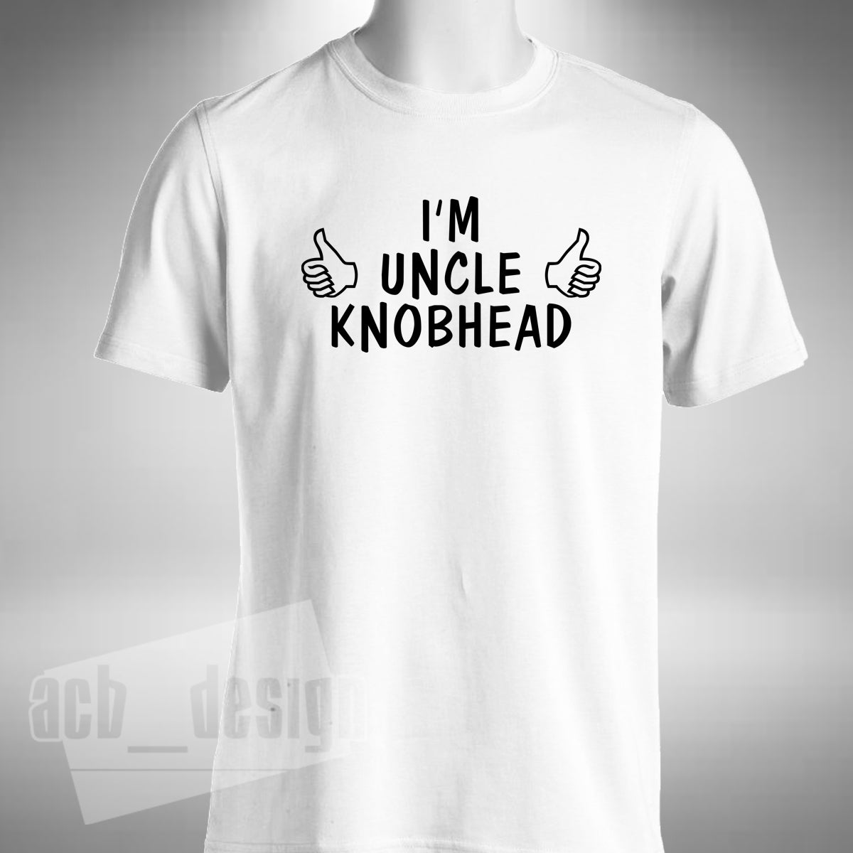 I'm Uncle Knobhead Mens T-Shirt Funny Christmas Birthday Gift Joke Rude
