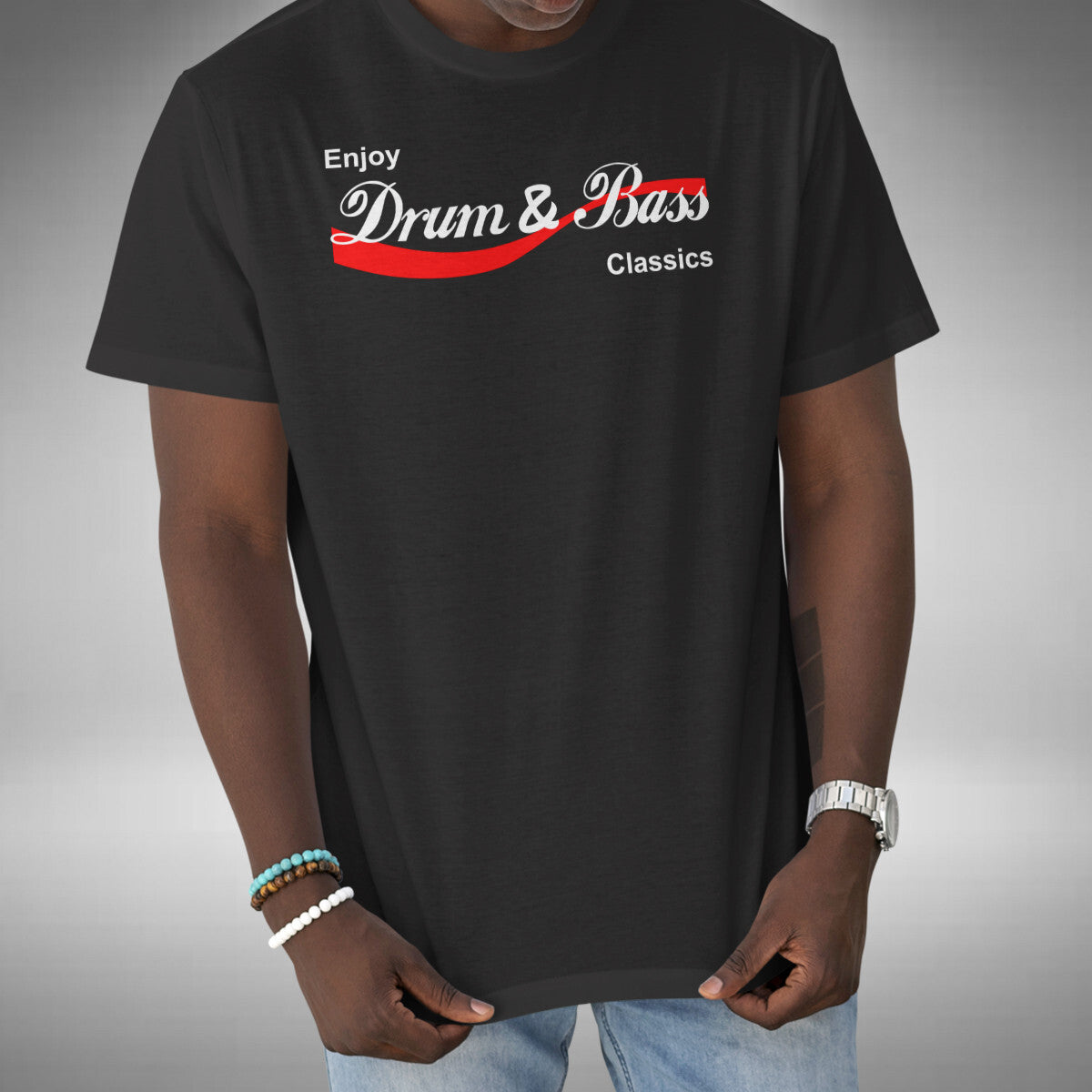 Enjoy Drum & Bass T-Shirt Classics Jungle Music Lover Loves Small to 5XL