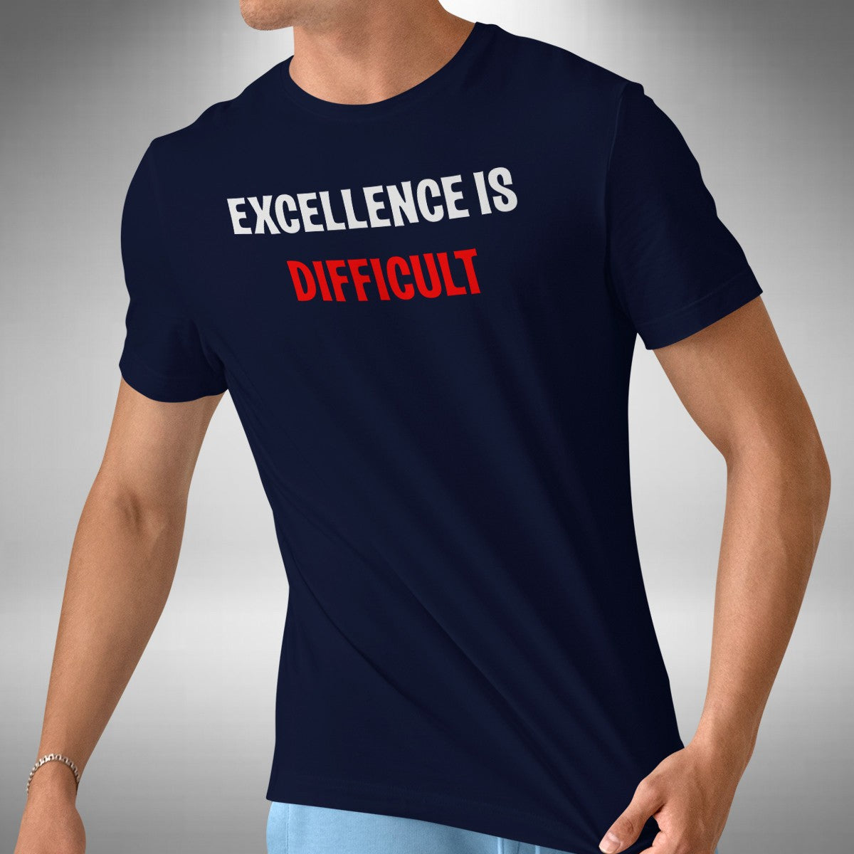 Excellence Is Difficult T-Shirt Funny No Pressure Sacrifice Sizes Small to 5XL