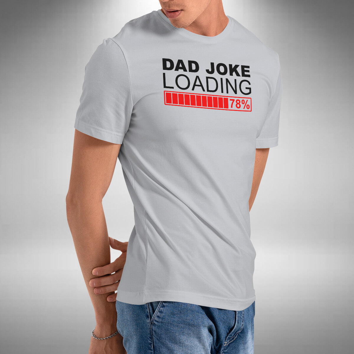 Dad Joke Loading T-Shirt Funny Novelty Father's Birthday Day Christmas Gift