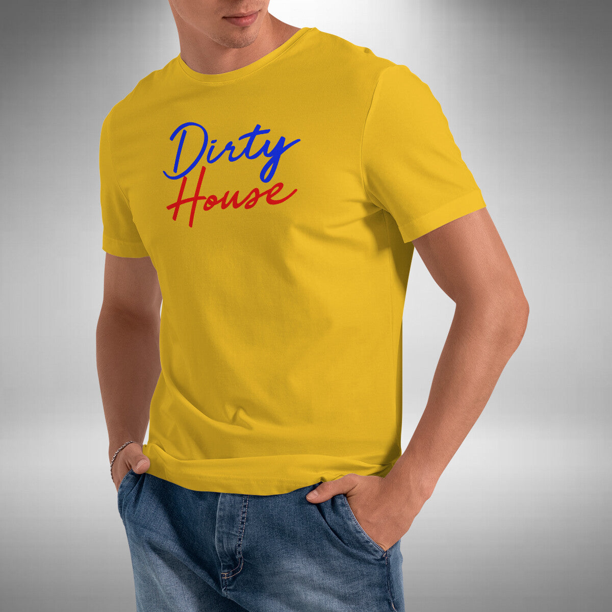 Dirty House T-Shirt - Tech Deep Jacking Bass Funky Electro Retro