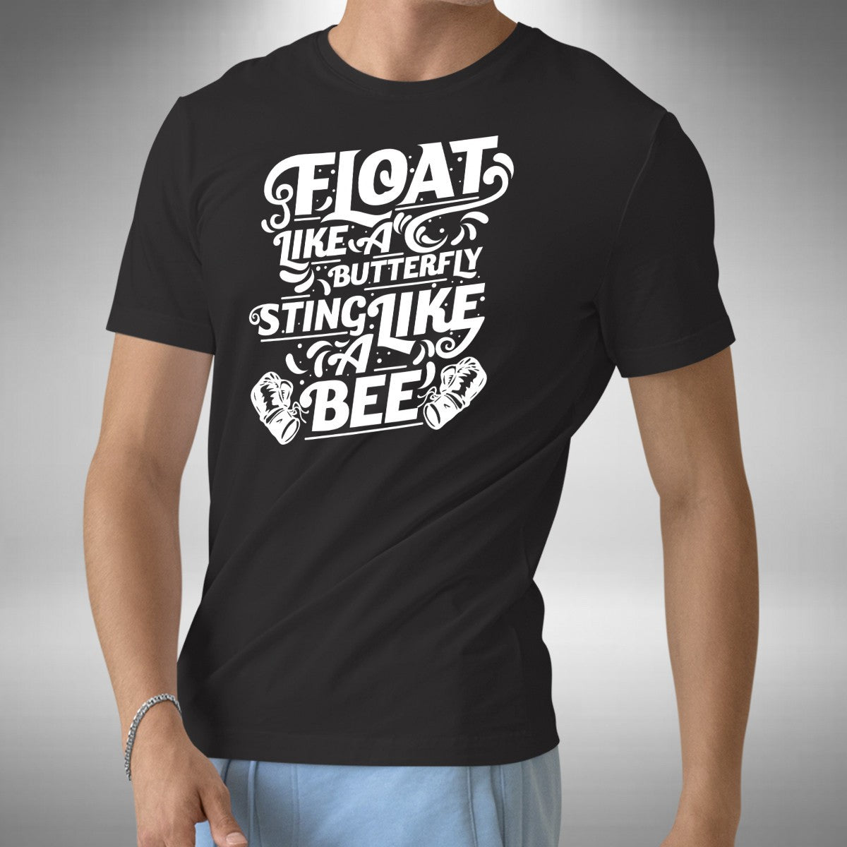 Float Like A Butterfly T-Shirt Muhammad Ali Inspired Boxing Small to 5XL