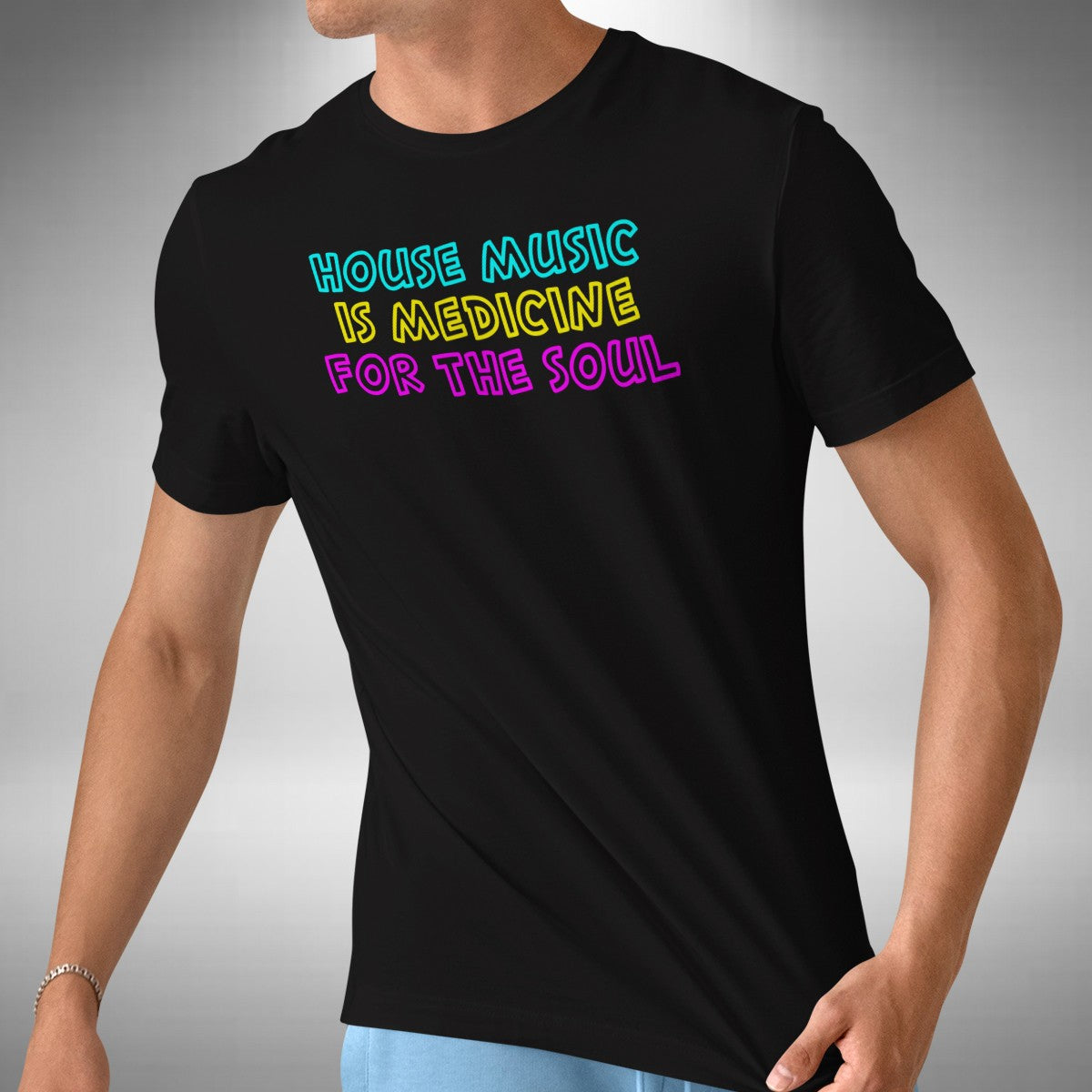 House Music T-Shirt Medicine For The Soul Tech Soulful Electronic Small to 5XL