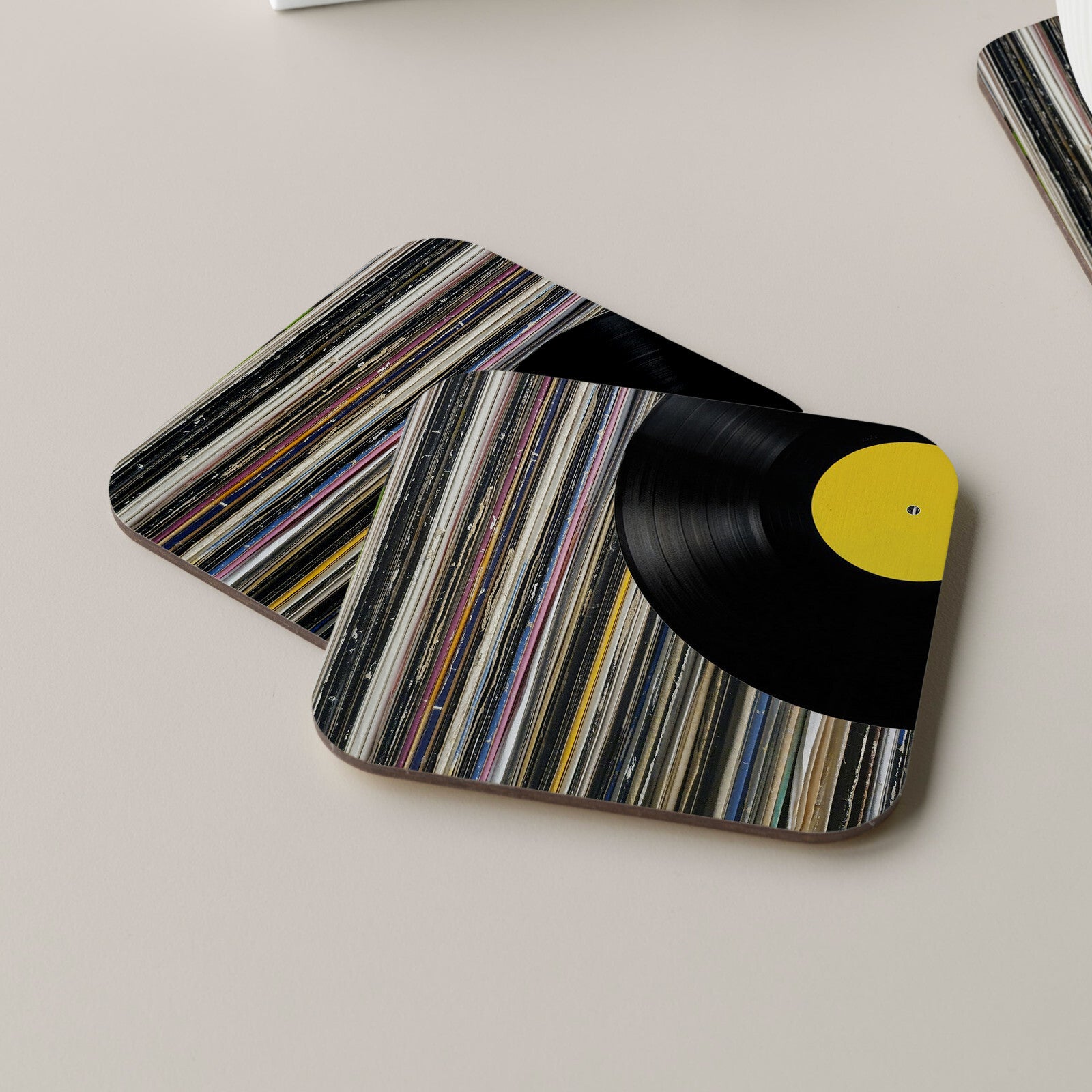 Vinyl Record Coaster Drinks Mats Tea Coffee Coasters Xmas Gift Music Producer