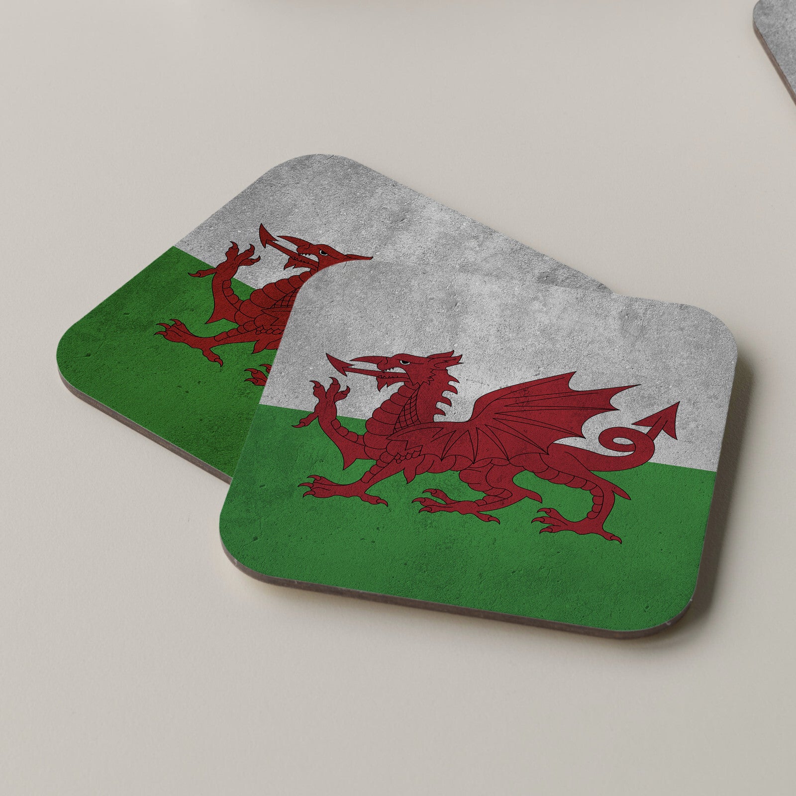 Wales Flag Coaster Drinks Mats Tea Coffee Coasters Xmas Gift