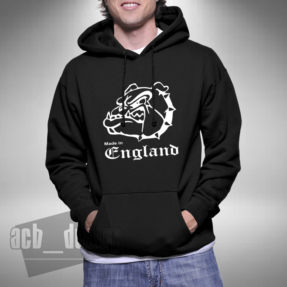MADE IN ENGLAND Hoodie Various Colours and Sizes Hooded Goldan Long Sleeve