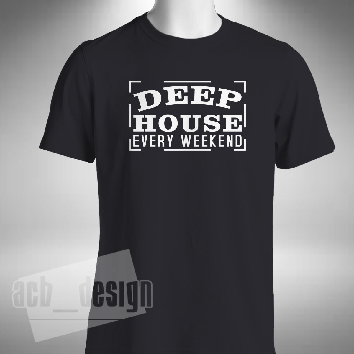 Deep House Mens T-shirt - Every weekend Dance Rave DJ Ibiza Club Turntable Decks