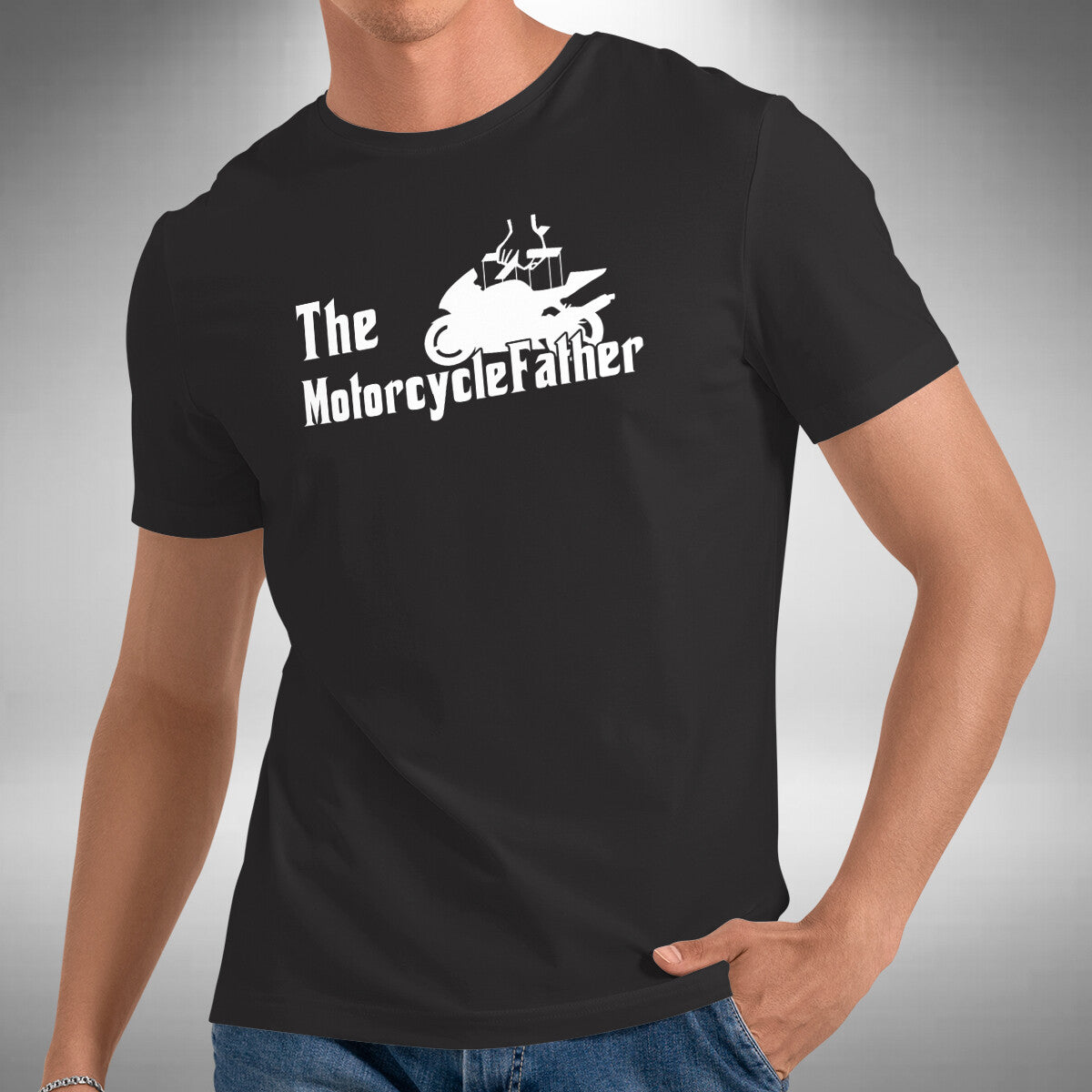 The Motorcycle Father Men's T-Shirt Funny Superbike Biker Sizes Small to 5XL