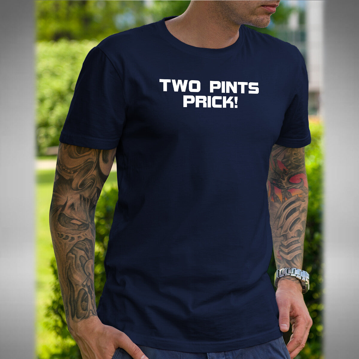Two Pints Prick! T-Shirt - Funny Still Game Inspired Scottish Humour