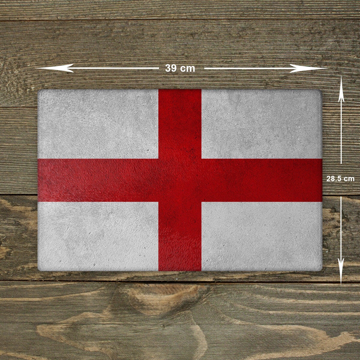 England Glass Chopping Board - Cutting Board Worktop Saver Large A3 Size