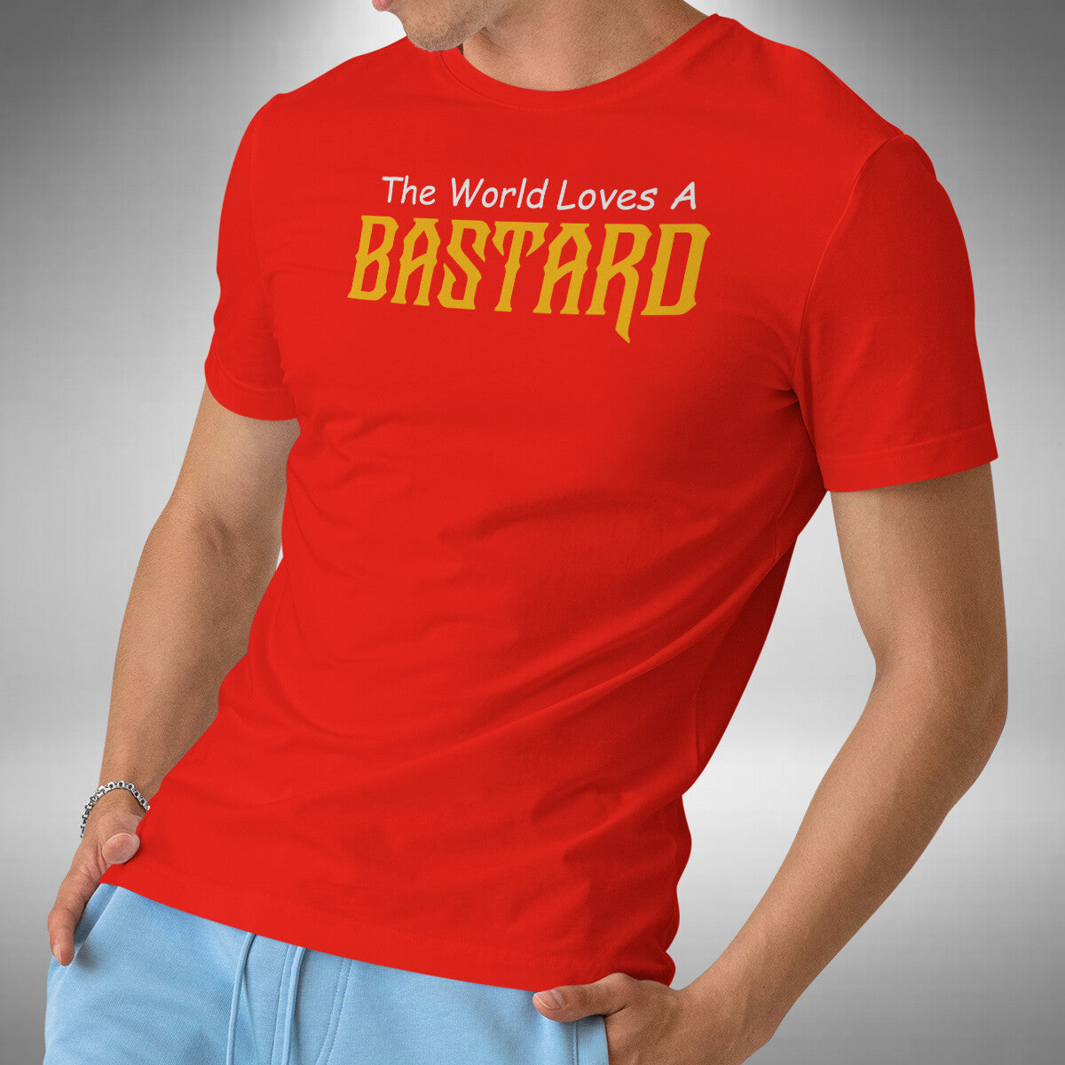 The World Loves A B T-Shirt Funny Red Dwarf Inspired Arnold Judas Rimmer