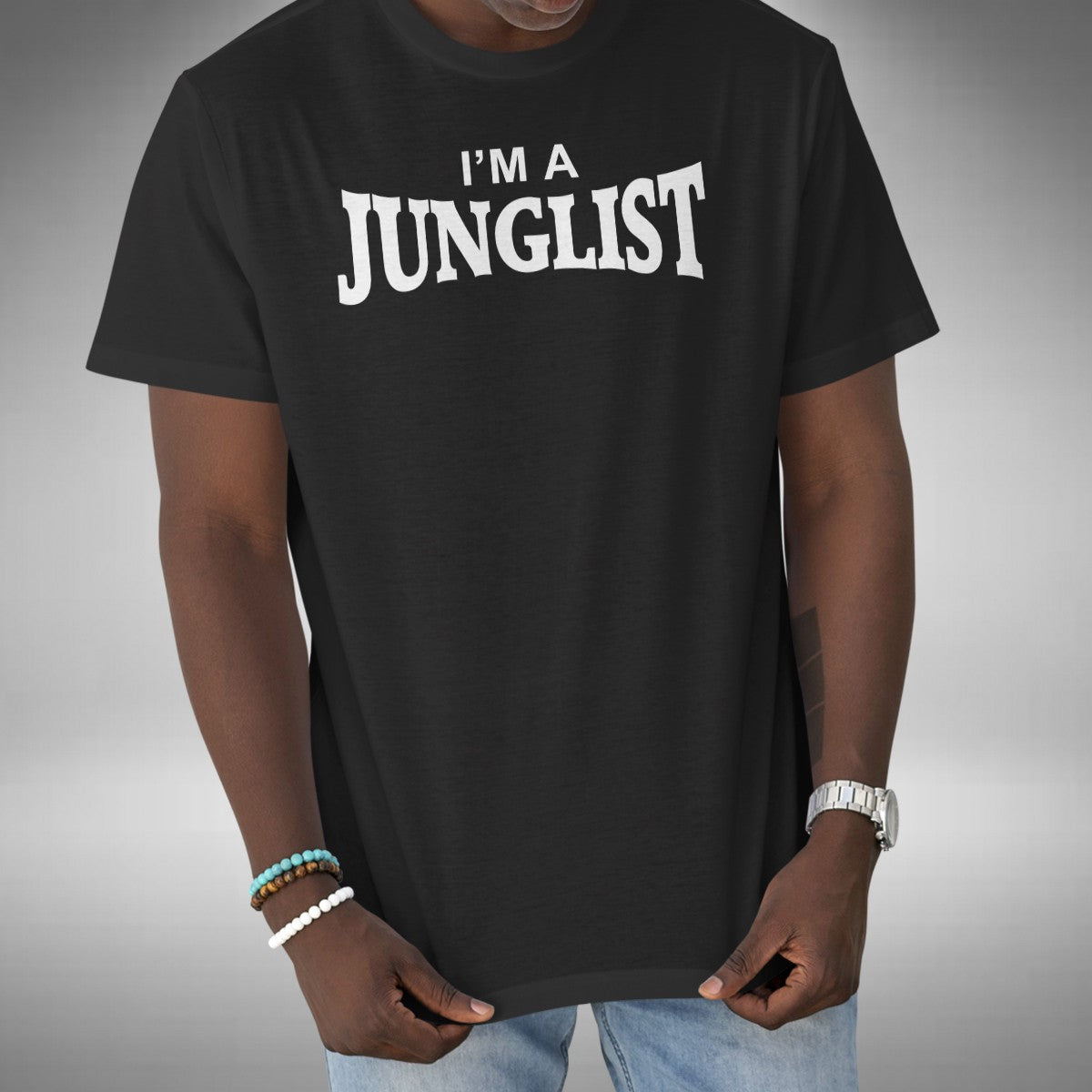 I'm A Junglist T-Shirt Jungle Drum Bass DNB Congo Natty Old Skool Small to 5XL