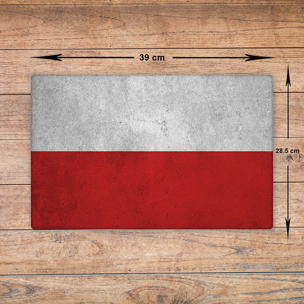 Poland Glass Chopping Board - Cutting Board Worktop Saver Poland Large A3 Size