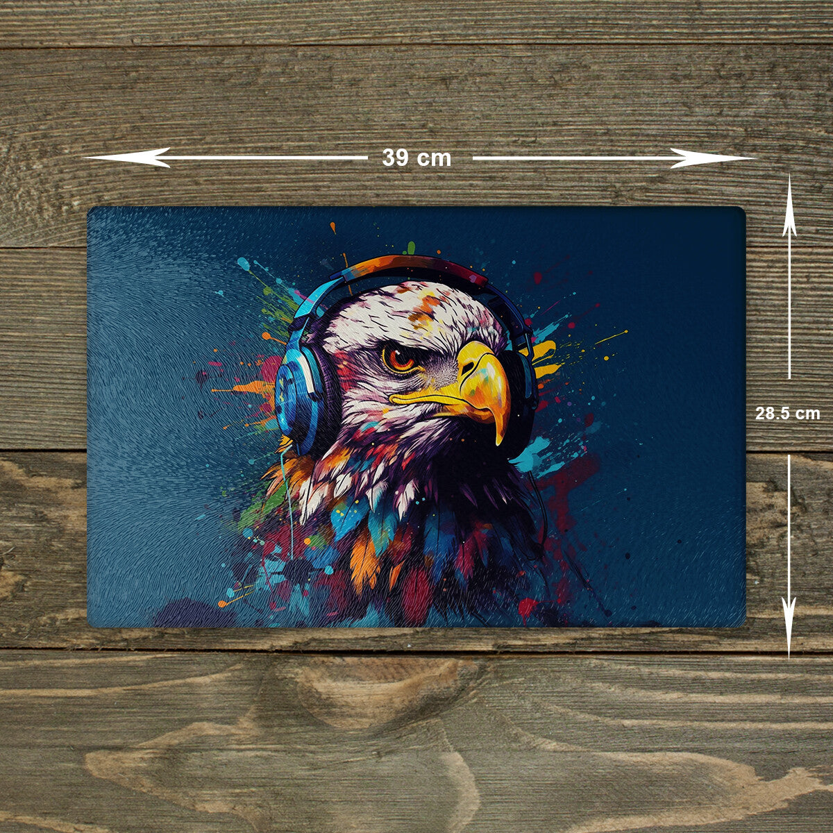 Eagle Chopping Board Glass - American Eagle Cutting Board Worktop Saver A3 Size
