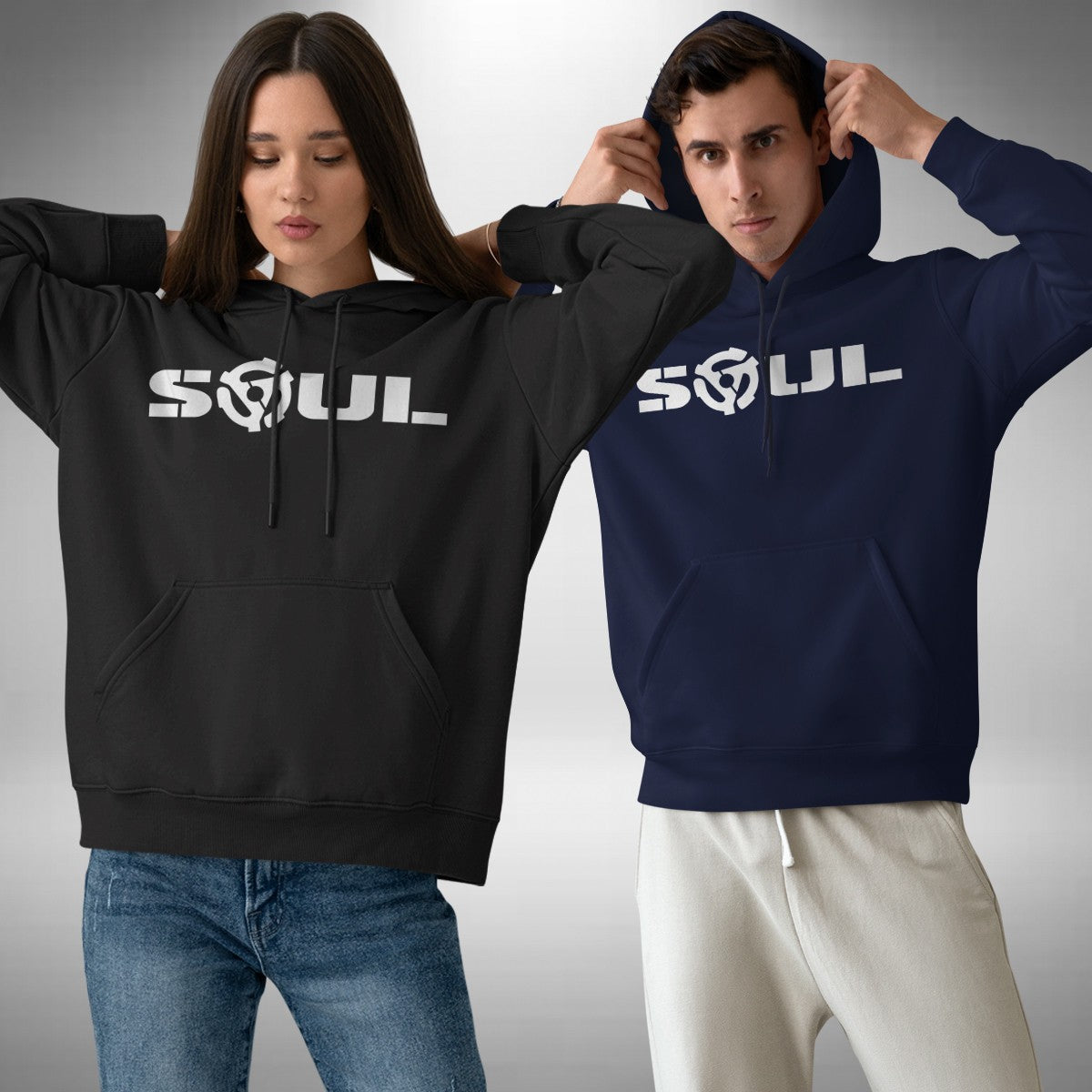 Soul Adult Hoodie - Northern Soul Blues Funk Music Motown Record