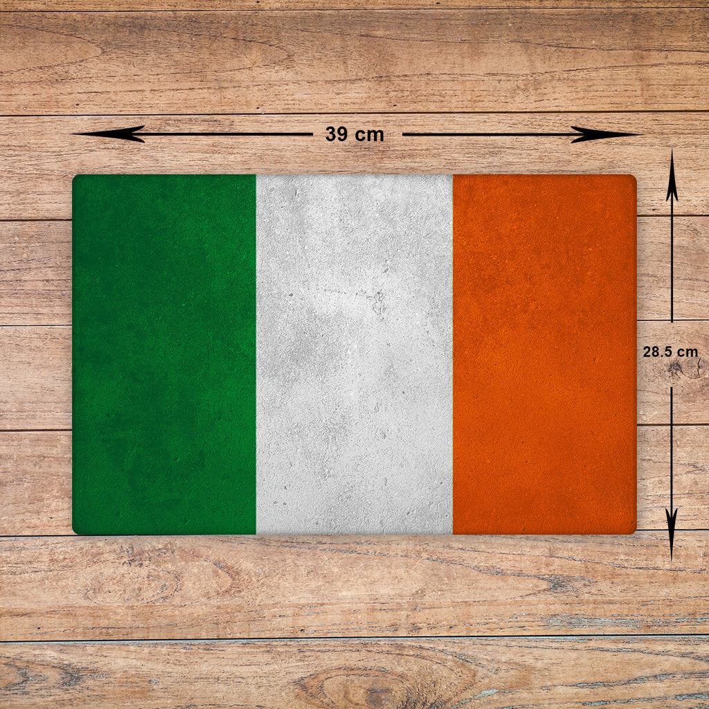 Ireland Glass Chopping Board - Cutting Board Worktop Saver Irish Large A3 Size