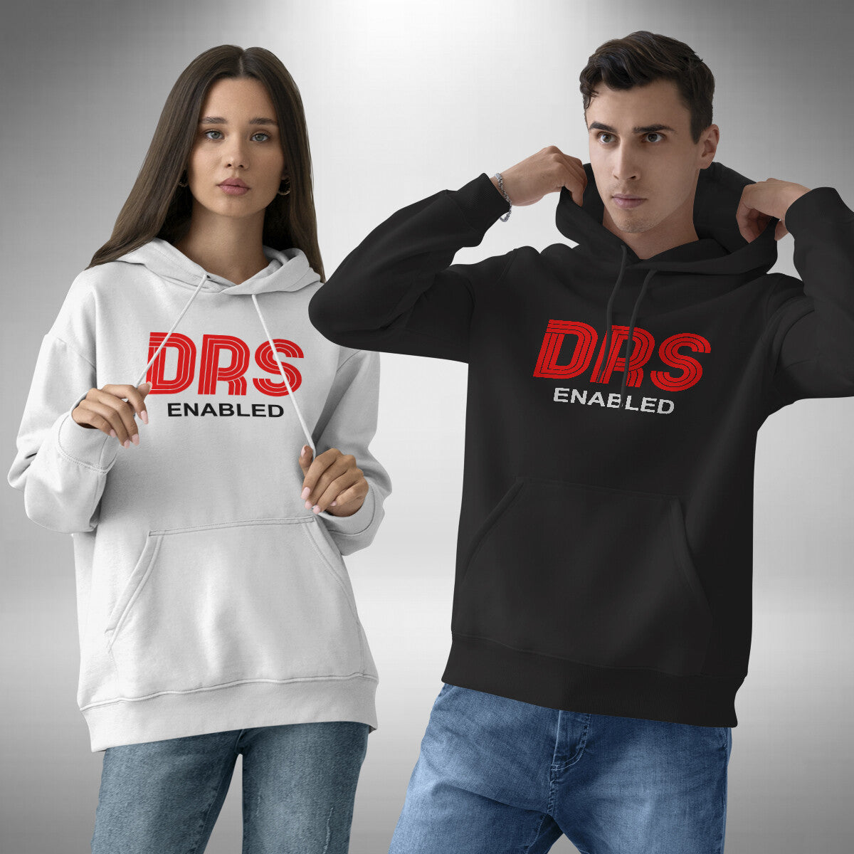 DRS Enabled Adult Hoodie Small to 3XL Drag Reduction System Formular 1 F1