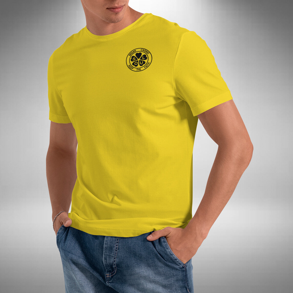 Wigan Casino T-Shirt Northern Soul Music Blues Twisted Wheel Small to 5XL