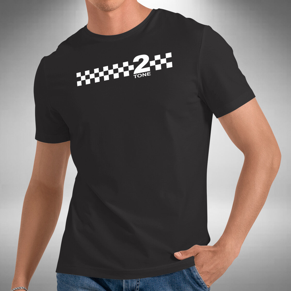 2 Tone T-Shirt - Two Tone Ska Punk Rock Rocksteady The Specials