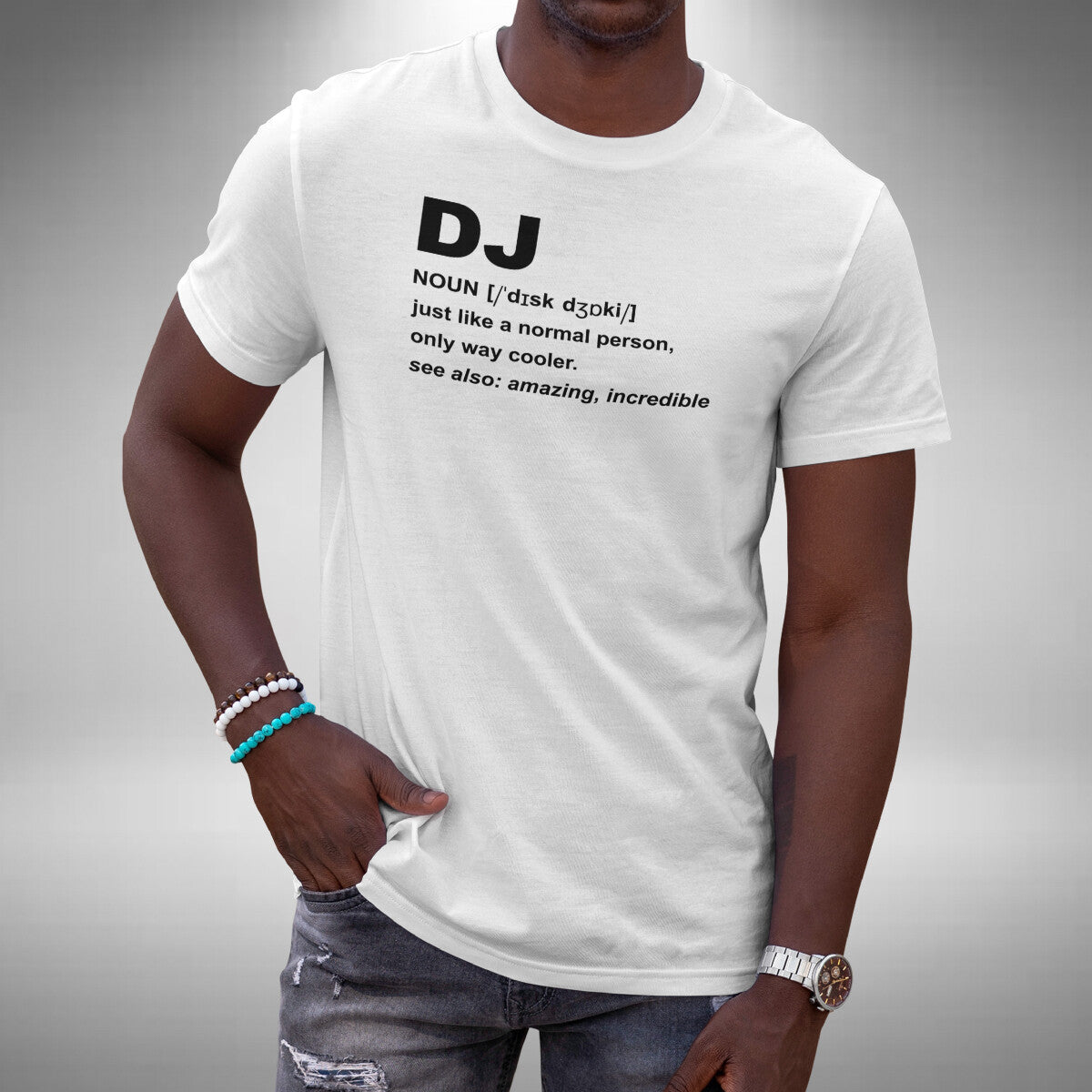 DJ Noun T-Shirt Funny DJ Producer Music Dee Jay Disc Jockey Small to 5XL