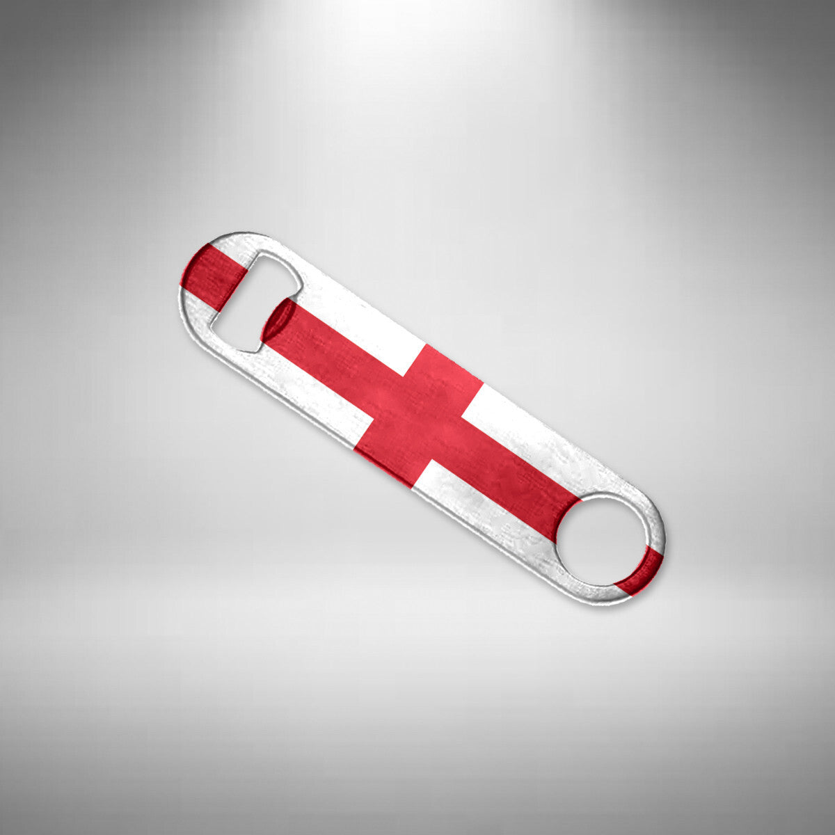 England Flag Stainless Steel Bar Blade Bottle Opener Speed Double Sided Print