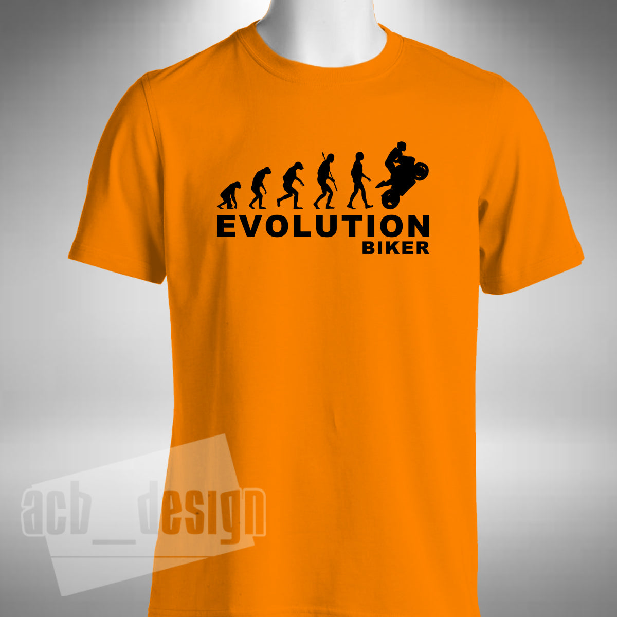 Biker Evolution T-Shirt Superbike Motorbike Bikes Road Bike Biker Small to 5XL