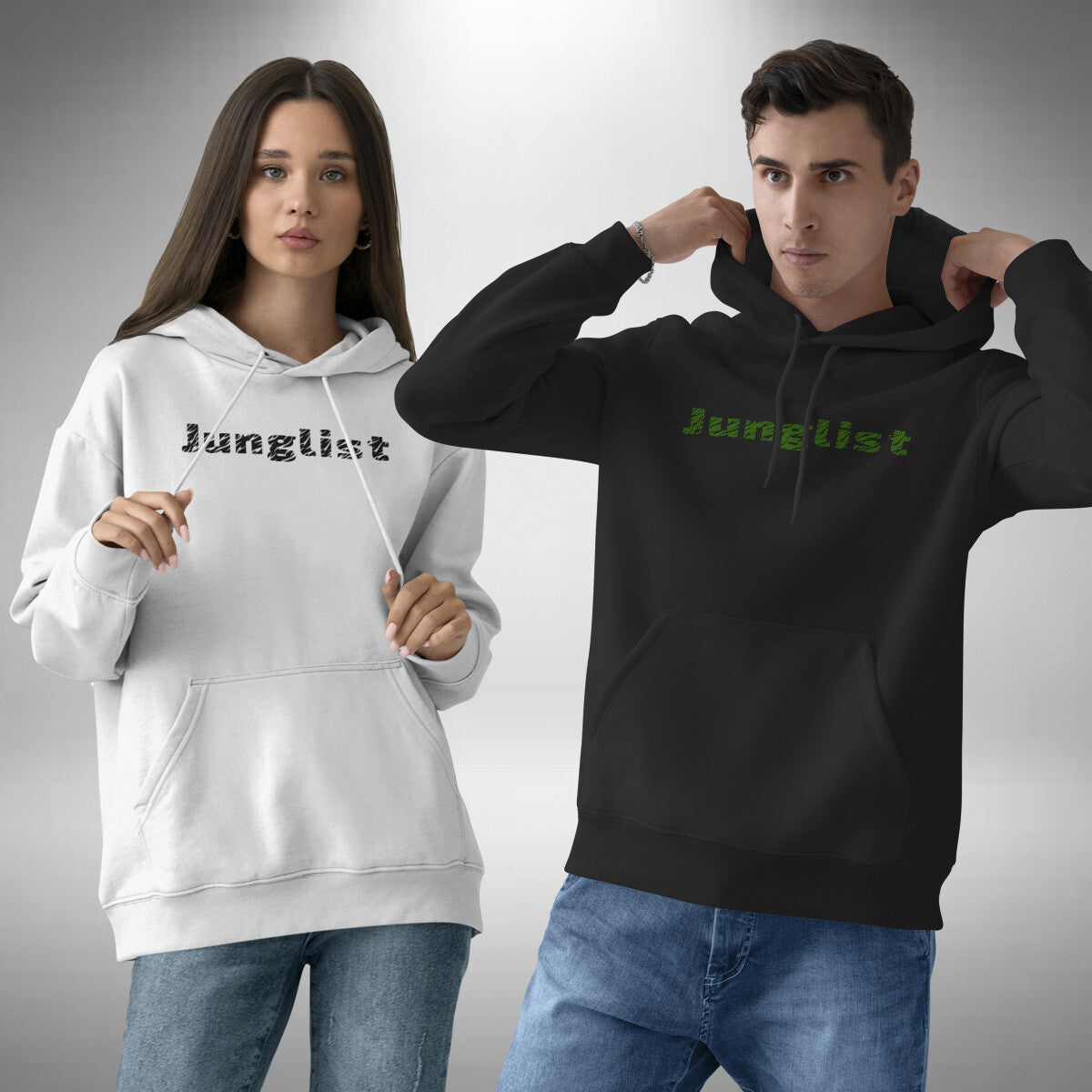 Junglist Adult Hoodie - Jungle Drum & Bass Electronic Dance Music