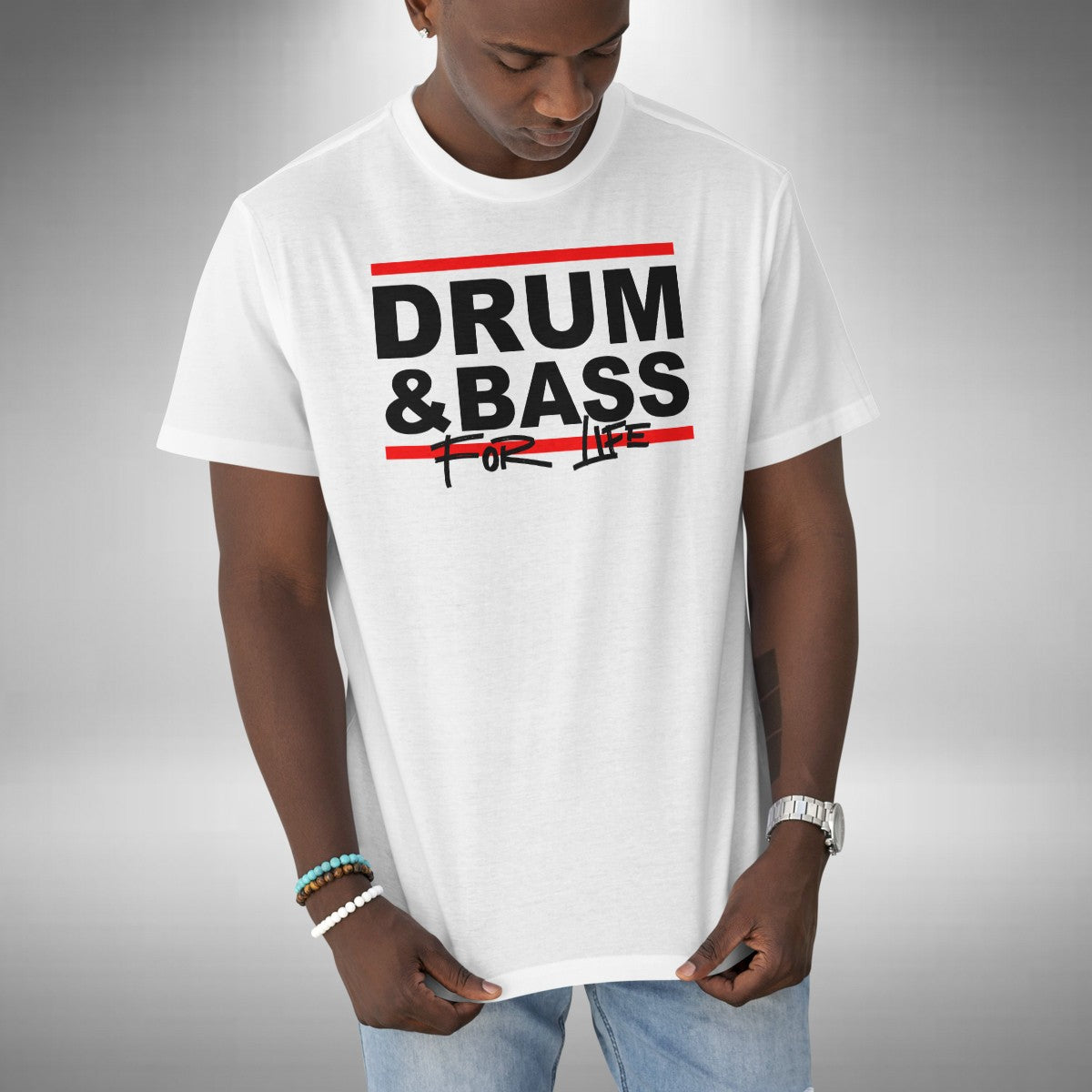 Drum & Bass T-Shirt For Life Jungle Old Skool DNB Inspired  Small to 5XL