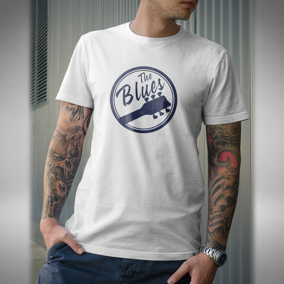 The Blues T-Shirt Rock and Roll Rhythm and Blues Guitar Bass Small to 5XL